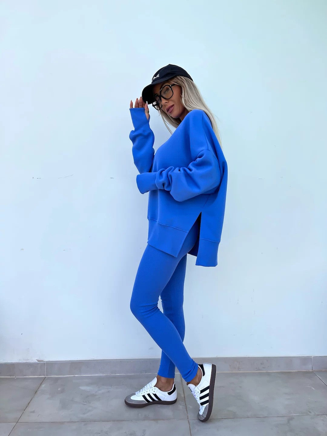 Ensemble Femme 2 Pièces Printemps Été – Chemise Ample Décontractée et Pantalon Ajusté – Tenue Élégante 2 Pièces